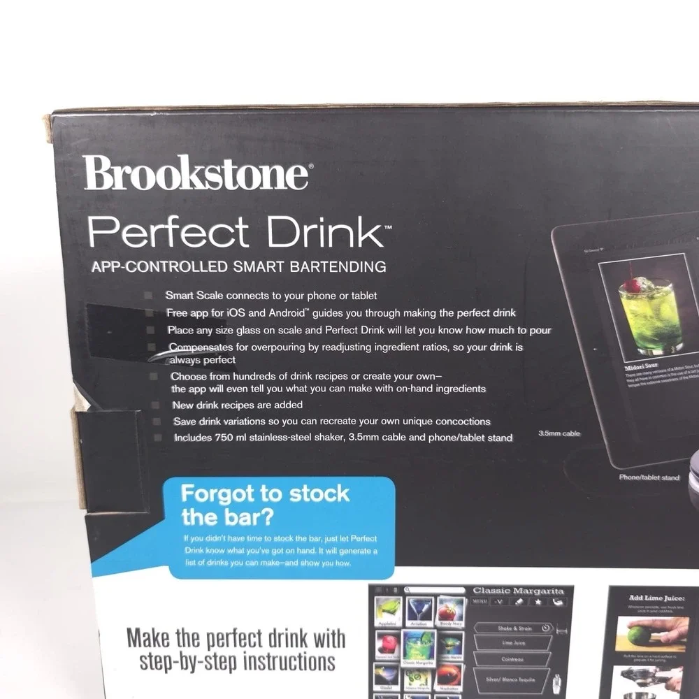 Perfect‎ Drink App-Controlled Smart Scale Bartending System Kit Shaker Included